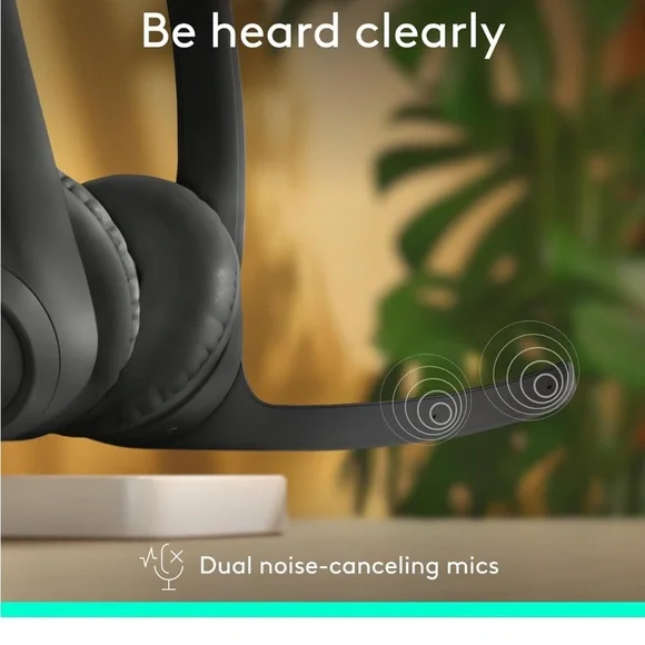 Logitech H600 Wireless Over-Ear Headset – Black – NEW - Picture 2 of 11